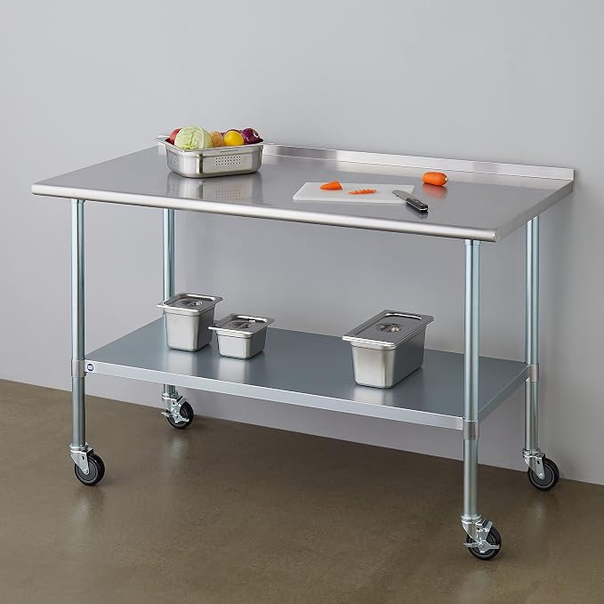 Stainless Steel Table for Prep & Work - Image 2
