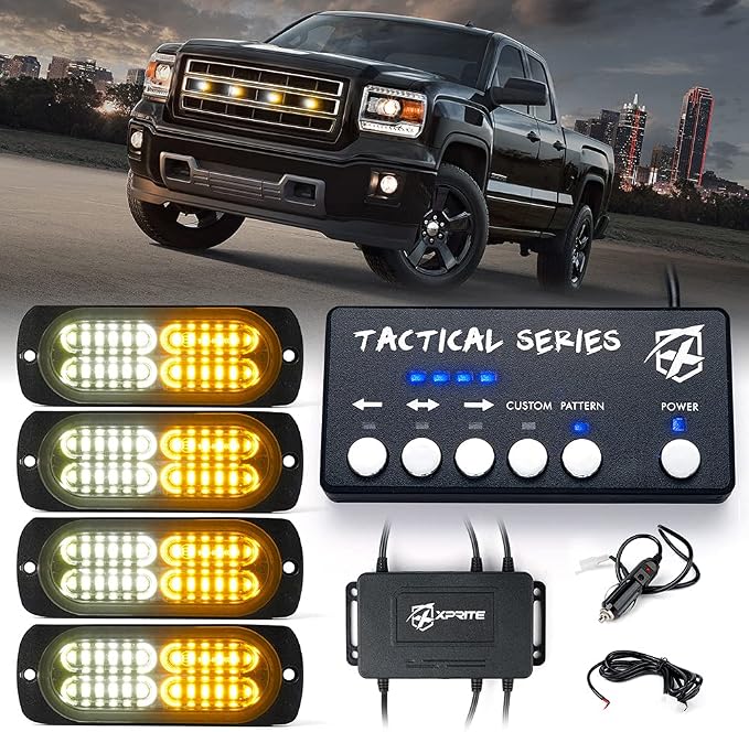 Xprite Surface Mount Strobe Lights Kit by Xprite