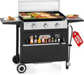 GREEN PARTY 3 Burner Propane Gas Griddle by GREENPARTY