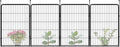 FXW Garden Fence Outdoor for The Yard – 40in x 9.1ft Heavy Duty Metal Animal by FXW