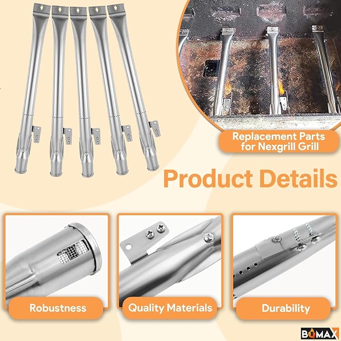 BQMAX Grill Parts for Nexgrill 5 Burner Gas Grill 720-0888 720-0888A 720-0888N - Image 6