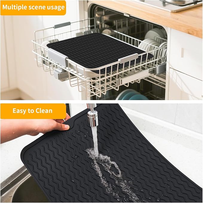Grill Accessories, 14x11 Inch Silicone Heat Resistant Mat, BBQ Tool Rest Pad - Image 6