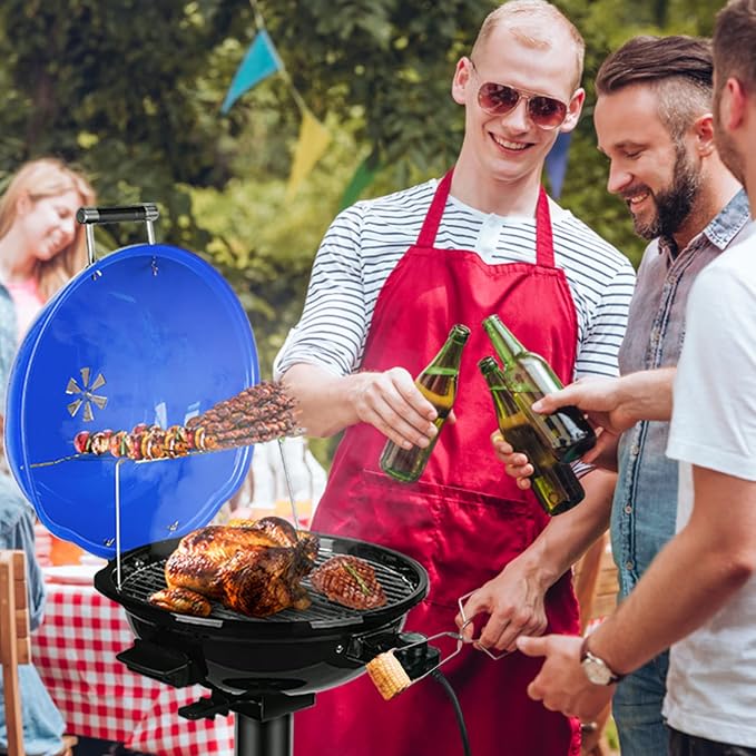 Electric BBQ Grill Techwood 15-Serving Indoor/Outdoor Electric Grill - Image 9