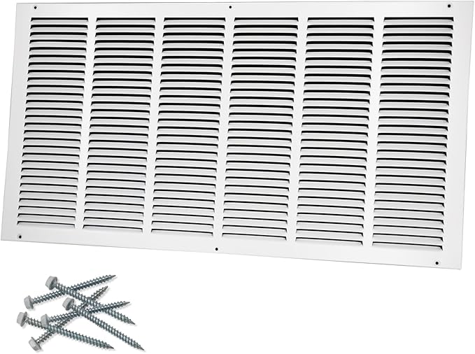 30"W x 14"H Steel Return Air Grille, Air Return Vent Cover by Howeall