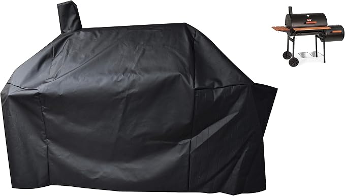 Smoker Grill Cover Sized for Char-Griller Charcoal Grill 2190 and 2197 Heavy - Image 2