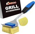 Grill Brush Bristle Free for Outdoor Grill, Steam Grill Cleaning Brush by KINDOO
