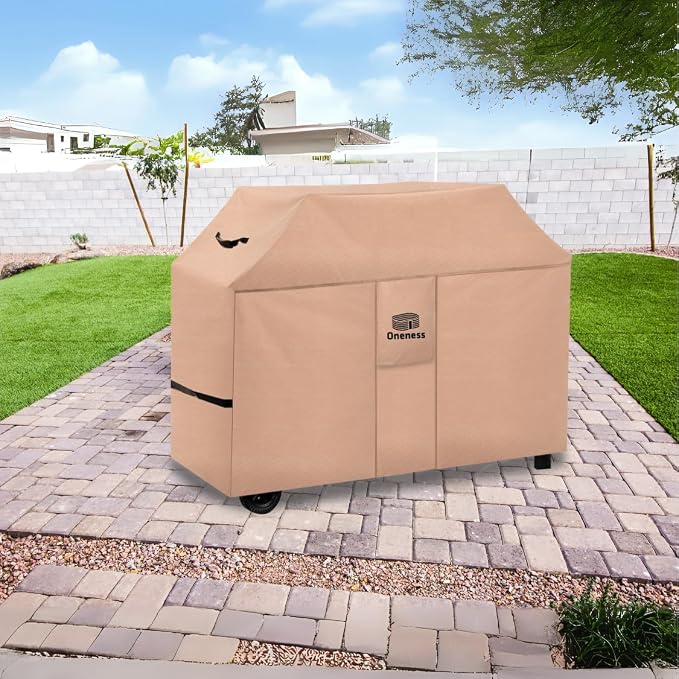 Oneness Grill Cover，58 inch Waterproof Weather Resistant BBQ Gas Grill Cover - Image 8