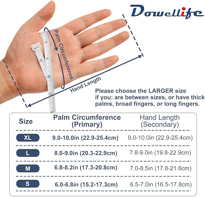 Dowellife Cut Resistant Gloves Protection, Safety Kitchen Cuts Gloves - Image 6