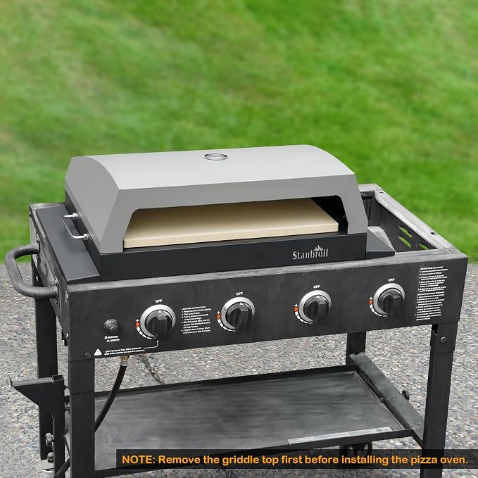 Stanbroil Outdoor Pizza Oven for Blackstone 22" 28" 36" Flat Top Gas Grill - Image 5