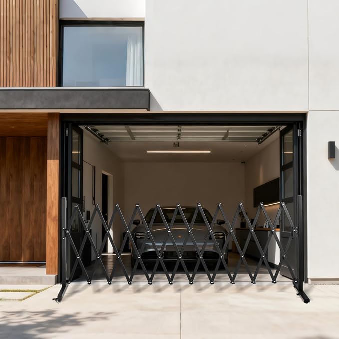 TECSPACE Aluminum Expandable Garden Fence, Portable Barricade Gate - Image 9