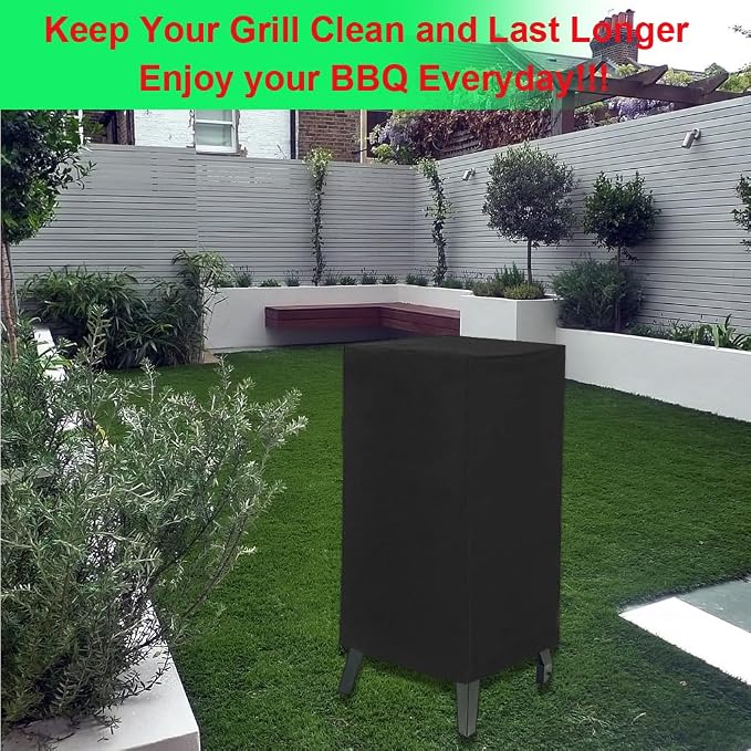 Smoker Cover for Pit Boss Grills PBV3G1 Vertical Smoker, 600D Vertical Grill - Image 7