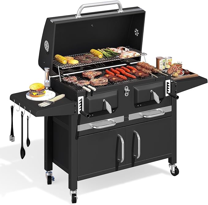 MELLCOM Charcoal Grills, 36 In Large BBQ Grill by MELLCOM