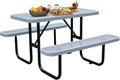 4FT Rectangular Metal Picnic Table by MakeaGoodChoose