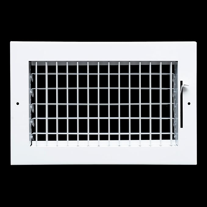 Fits 10x6 Duct Opening Steel Adjustable Air Supply Grille by Handua | Register - Image 3