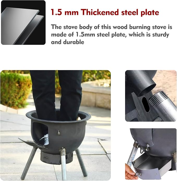 Multifunction Wood Burning Stove - Image 4