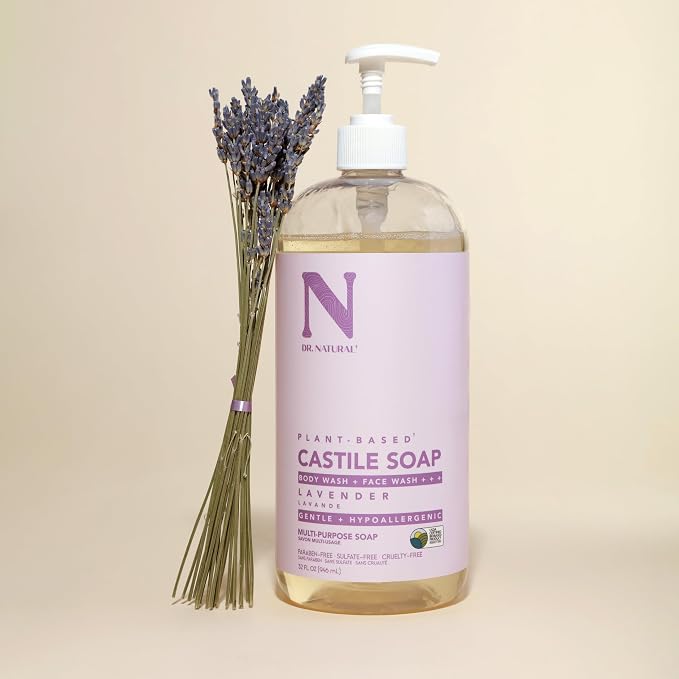 Dr. Natural Castile Liquid Soap, 32 oz - Image 6