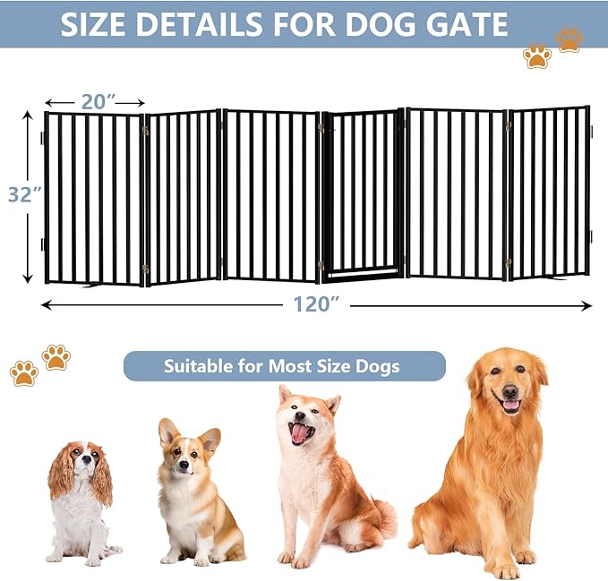 Full Metal Freestanding Dog Gates - Image 4