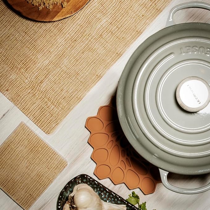 Modern Twist Placemat 100% Food-Grade Silicone, Waterproof and Reusable - Image 7