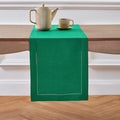 Solino Home Linen Hemstitch Table Runner 120 Inches Long by SolinoHome