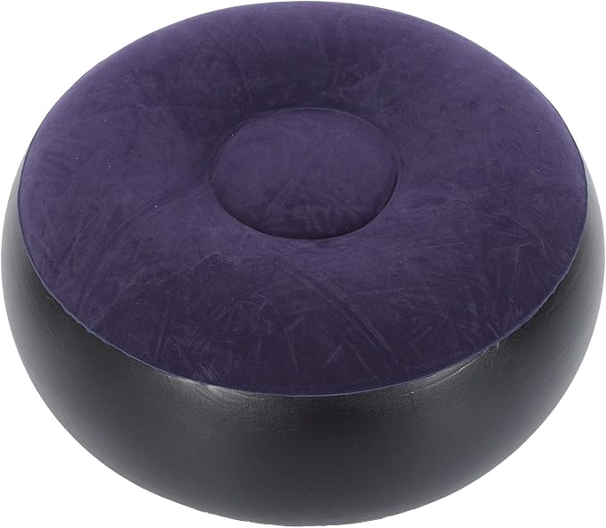 ANGGREK Inflatable Ottoman, Blow Up, Portable Outdoor Camping Chair Inflatable - Image 2