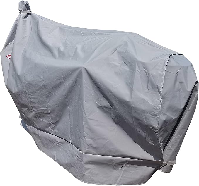 Heavy Duty Grill Cover for Charcoal Offset Smoker Cover, Fade and UV Resistant - Image 4