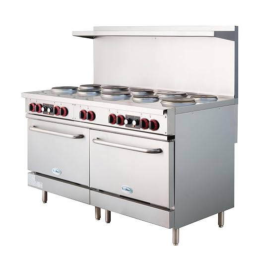 KoolMore 60 in. Commercial Electric Range - 208V 3-Phase - Image 8