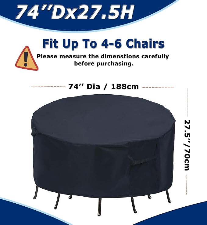 Round Patio Furniture Covers - Image 2