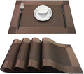 PIGCHCY Place Mats Heat-Resistant Non Slip Placemats Washable Easy to Clean by PIGCHCY