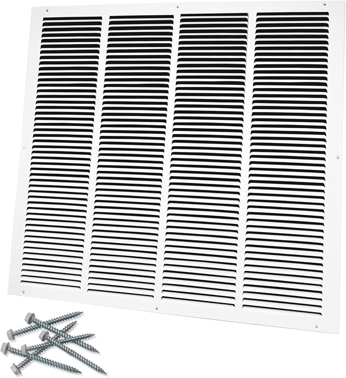 24"W x 24"H Steel Return Air Grille, Air Return Vent Cover by Howeall