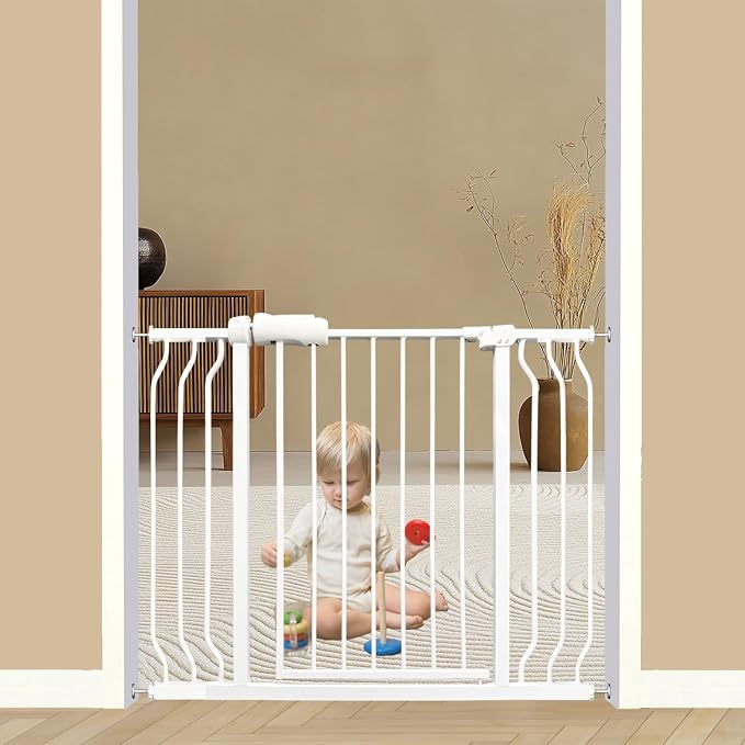Walk Through Expandable Baby & Dog Gate 38.5-43.3 Inch by Thasamm