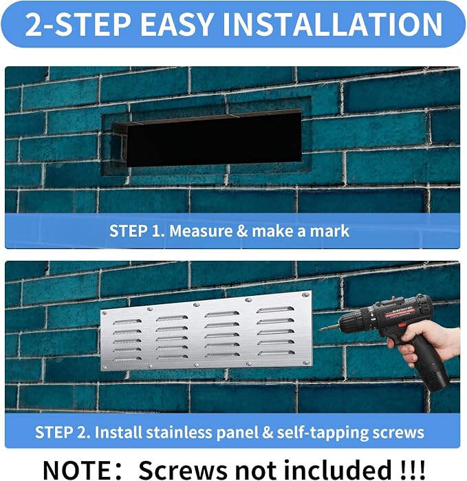 4 Pack Stainless Steel Venting Panel - Image 3