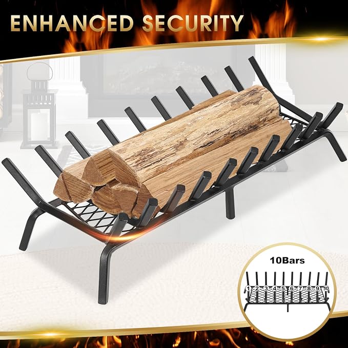 G GOOD GAIN Fireplace Grate - Image 7