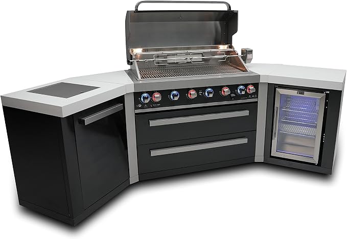 Mont Alpi MAi805-BSS45FC 44-inch 6-Burner 115000 BTU 45 Degree Black Stainless - Image 5