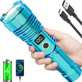 Flashlights High Lumens Rechargeable, LED Super Bright Flash Light Long Beam by SuperBrightFlashlight