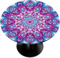 Mandala Vintage Flowers Round Table Cloth Cover, Elastic Edge Waterproof by ModaQua