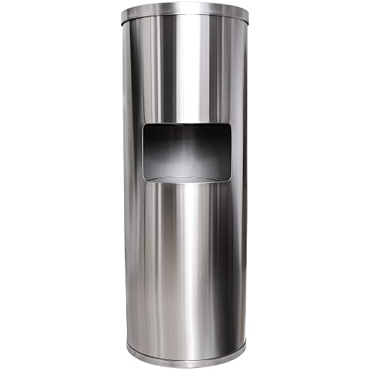 Stainless Steel Floor Stand Wipe Dispenser by MonkeyMovement
