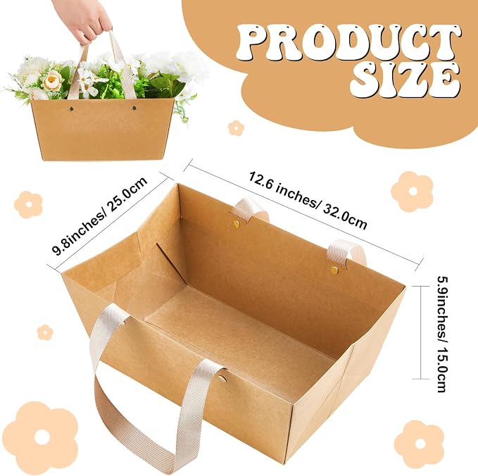 Pinkunn 48 Pcs Basket for Gifts Empty DIY Bulk Gift Basket Kit - Image 2