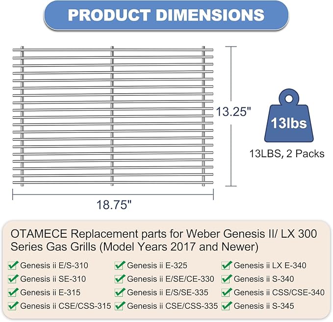 66095 Grill Grates with 66032 Flavorizer Bars - Image 4
