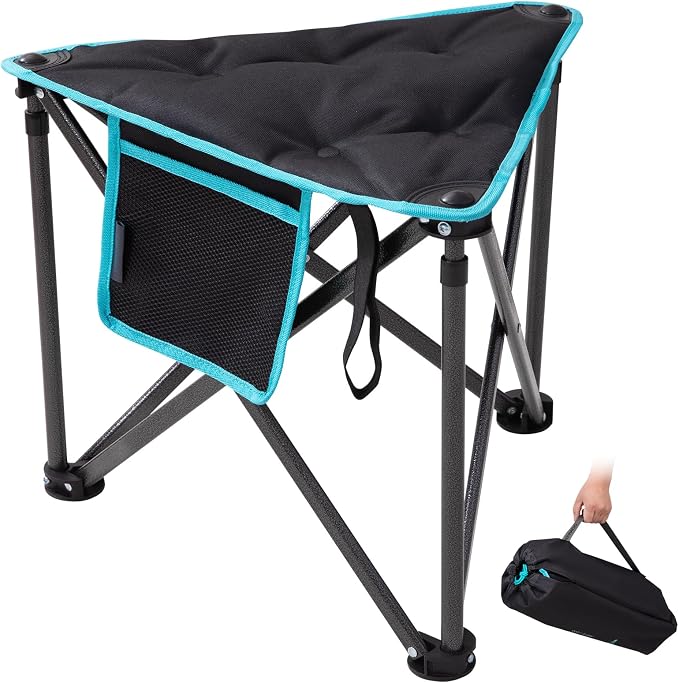 FUNDANGO Folding Tripod Stool, Lightweight Portable Fishing Chair by FUNDANGO