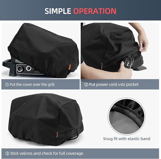 Waterproof Cover for Ninja Woodfire Outdoor Grill, Accessories for Ninja Wood - Image 7