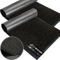 GORILLA GRIP Waterproof Traffic Guard Door Mat, 2 Pack Heavy Duty Entryway Mats by GorillaGrip