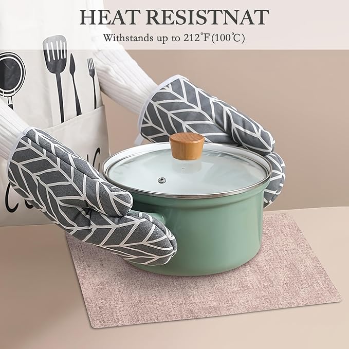 Faux Leather Heat Resistant Placemats Set of 6 – Waterproof Oilproof Wipeable - Image 5