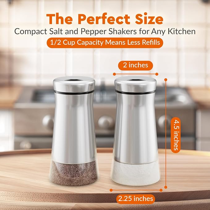 HOME EC Original Salt and Pepper Shakers Set - Image 5