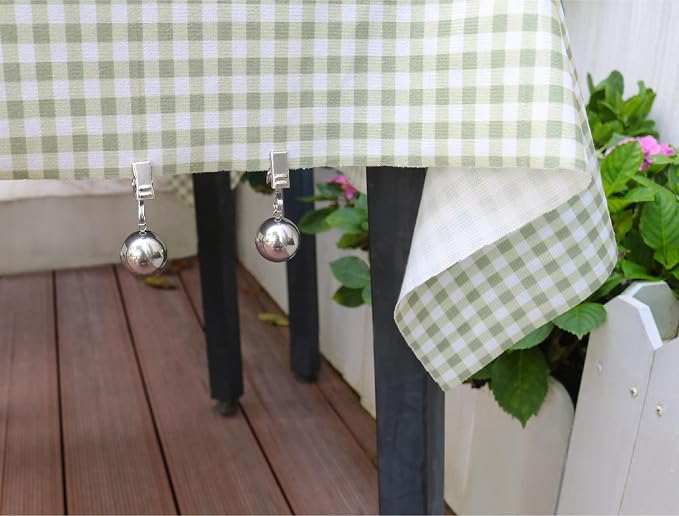 4 Pack Heavy Duty Tablecloth Weights, Rust Proof Stainless Steel Balls - Image 2