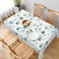Worltoldb Eucalyptu Tablecloths Polyester Table Cloth by Worltoldb
