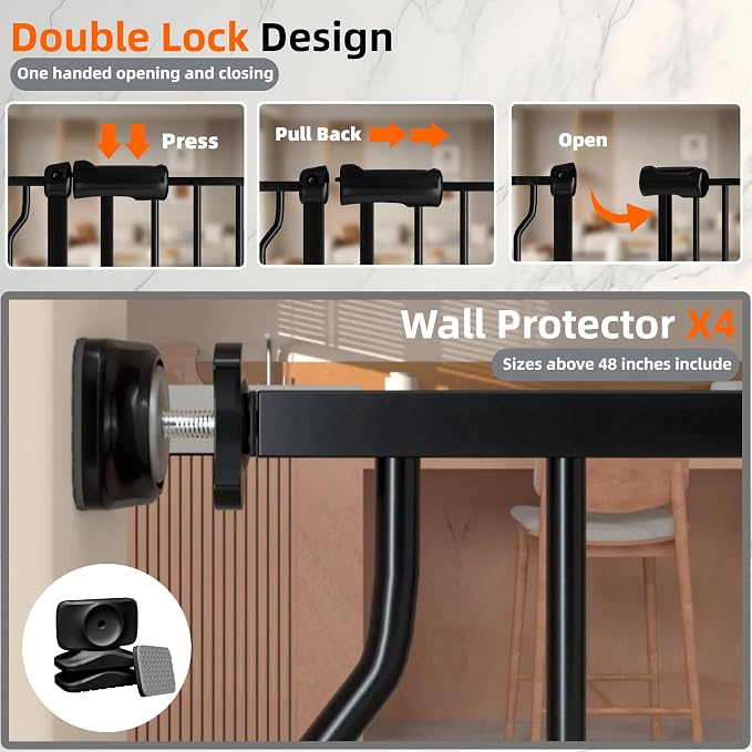 TSAYAWA Extra Wide Baby Gate - Image 4