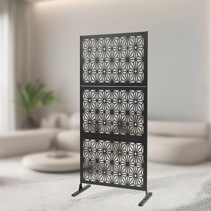75" H×35" W Decorative Outdoor Privacy Screen - Image 2