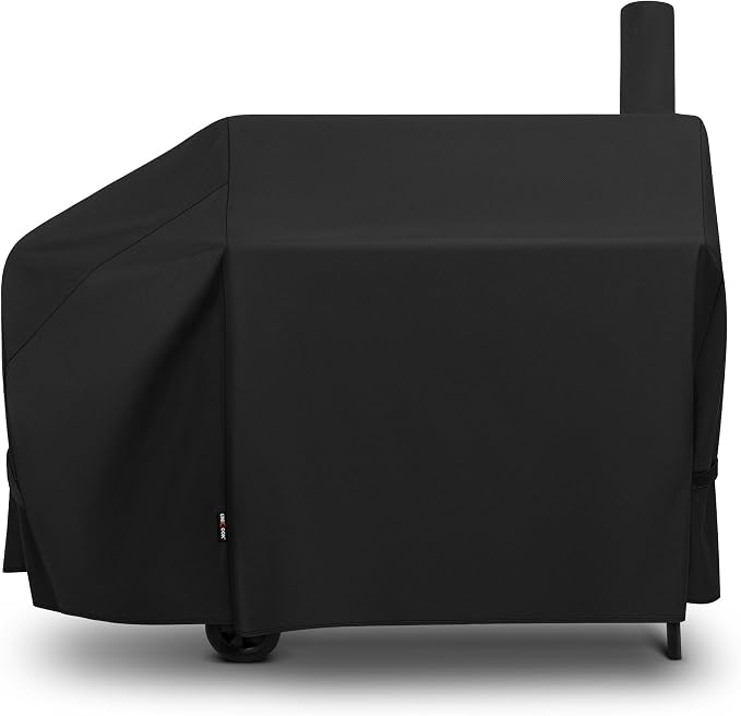 Unicook Offset Smoker Cover 60 Inch, Outdoor Heavy Duty Waterproof Charcoal BBQ by UNICOOK
