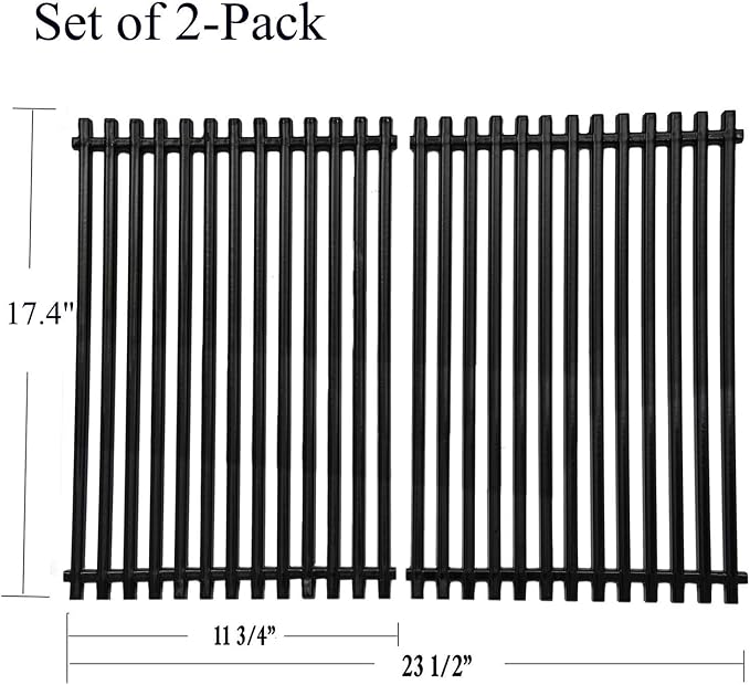 GasSaf Grill Grates for Weber Spirit 300, Spirit 700, Genesis Silver Gold B|C - Image 2