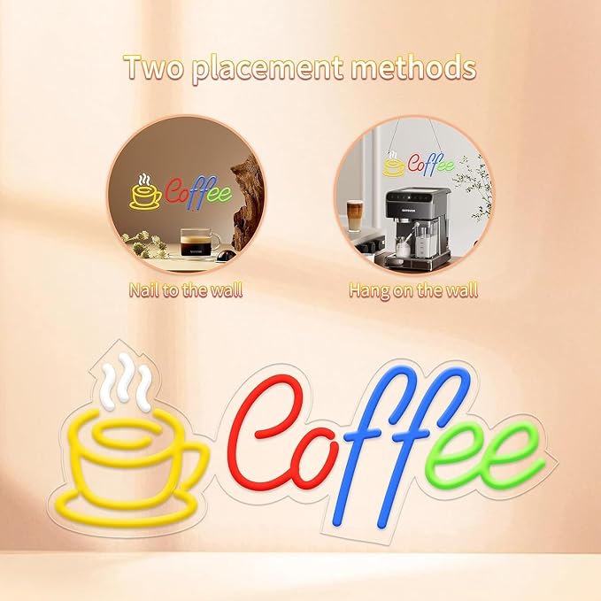Coffee Neon Signs for Wall Decor, Neon Lights for Coffee Shop Led Business - Image 2